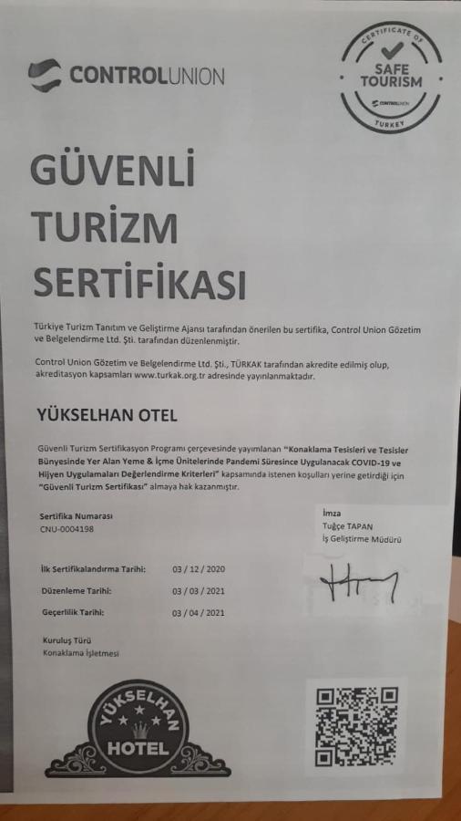 Adana Yukselhan Hotel Ngoại thất bức ảnh